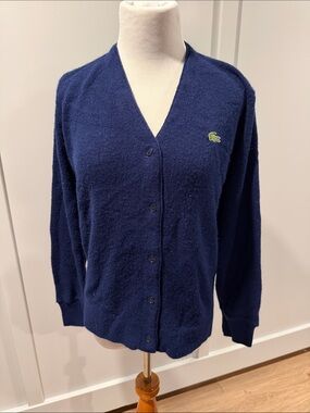 IZOD Lacoste Navy Acrylic Sweater